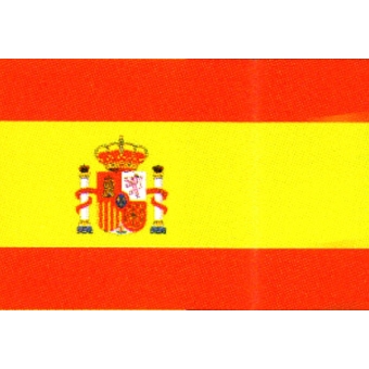 Fahne Spanien  Stoff  Größe 90 x 150 cm